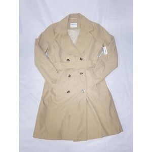 Amazon Essentials Women's Relaxed-Fit Water-Resistant Trench Coat Size Medium